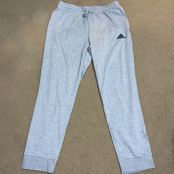 Grey Adidas Sweatpants. Perfect condition never worn once. - Picture 2 of 9